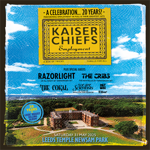 Kaiser Chiefs Celebrating 20 years of Employment