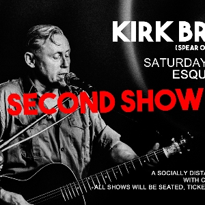 Kirk Brandon socially distanced show Kirk Brandon socially distanced show