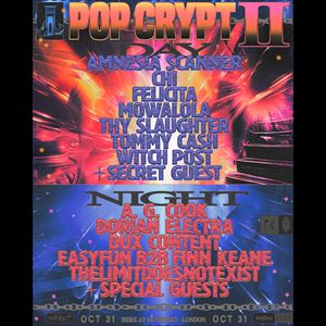 PC Music present: POP CRYPT II: NIGHT