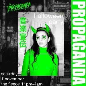 PROPAGANDA. halloween party. indie clubnight.