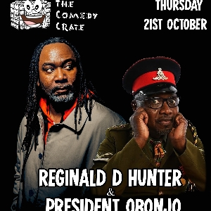 Reginald D Hunter & President Obonjo Reginald D Hunter & President Obonjo