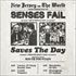 Senses Fail & Saves The Day - Tramshed (Cardiff)