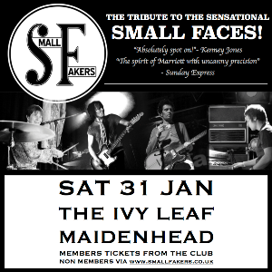 Small Fakers. The Ivy Leaf, Maidenhead 31 Jan 2026