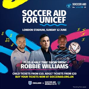 Soccer Aid For UNICEF 2022