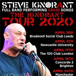 steve ignorant tour dates