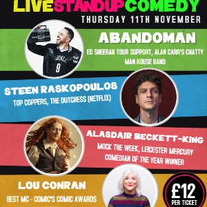 The Comedy Crate with Abandoman The Comedy Crate with Abandoman