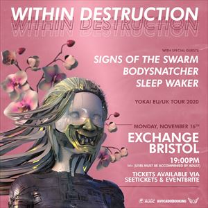 Within Destruction at Exchange, Bristol Within Destruction at Exchange, Bristol