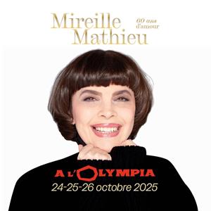  Concert Mireille Mathieu : Billet, place & tournée 2025 
