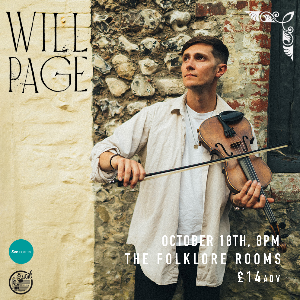 WILL PAGE LIVE AT THE FOLKLORE ROOMS