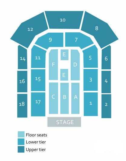 Donny And Theatre Seating Chart