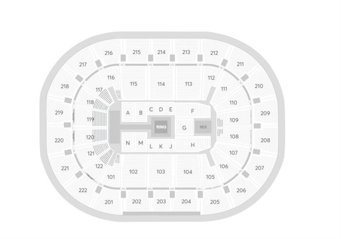 Manchester Arena Seating Chart Boxing