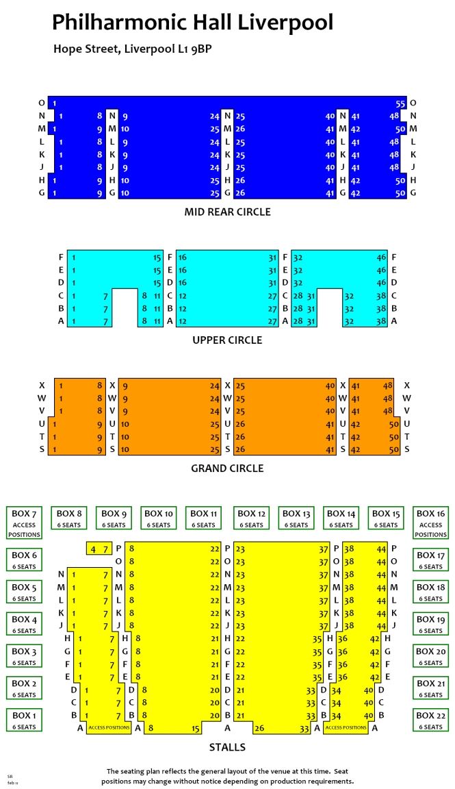 Liverpool Philharmonic Seating Chart: A Visual Reference of Charts ...