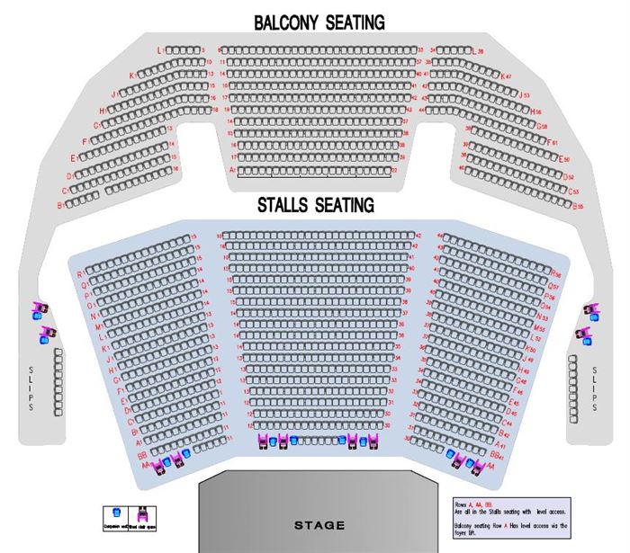 Tour 2019 Seating Plans