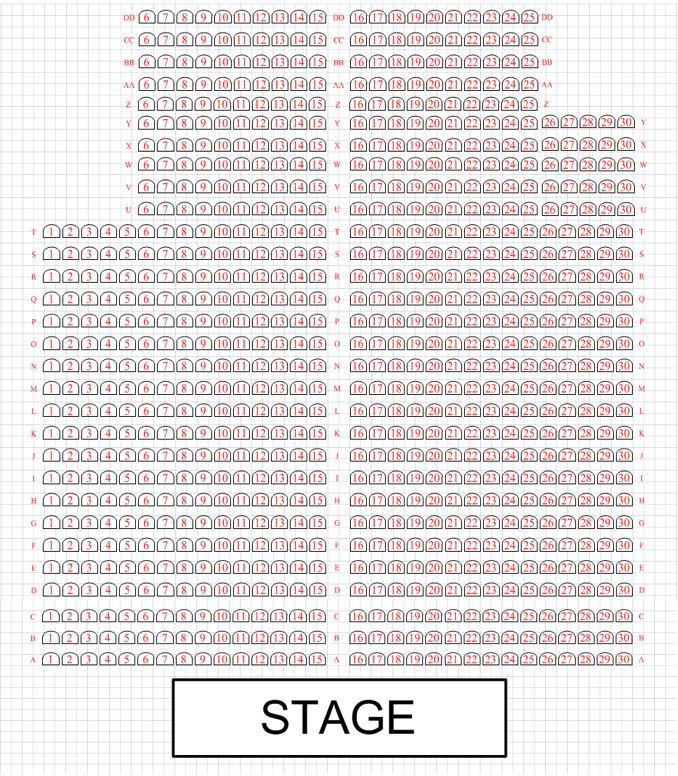 Seating plan for the engine shed lincoln Shed storage build