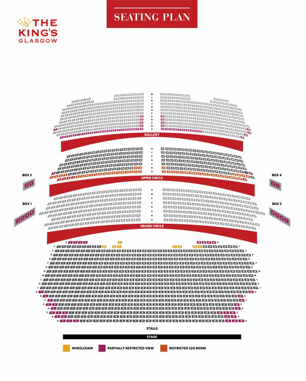 Kings Theatre Seating Plan Matttroy