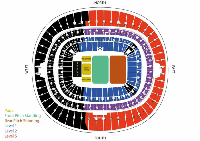 wembley love on tour map