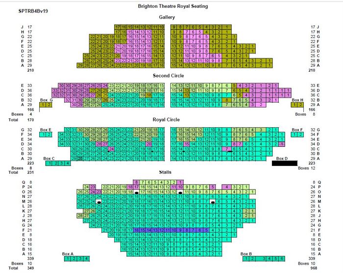 brighton theatre royal bikers hairy seating plan performances