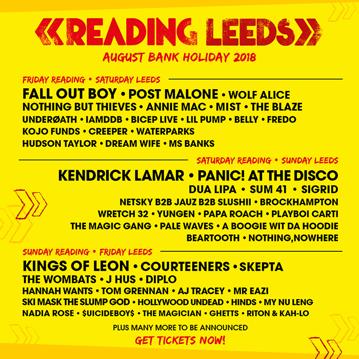 Reading & Leeds Festival 2018 Tickets