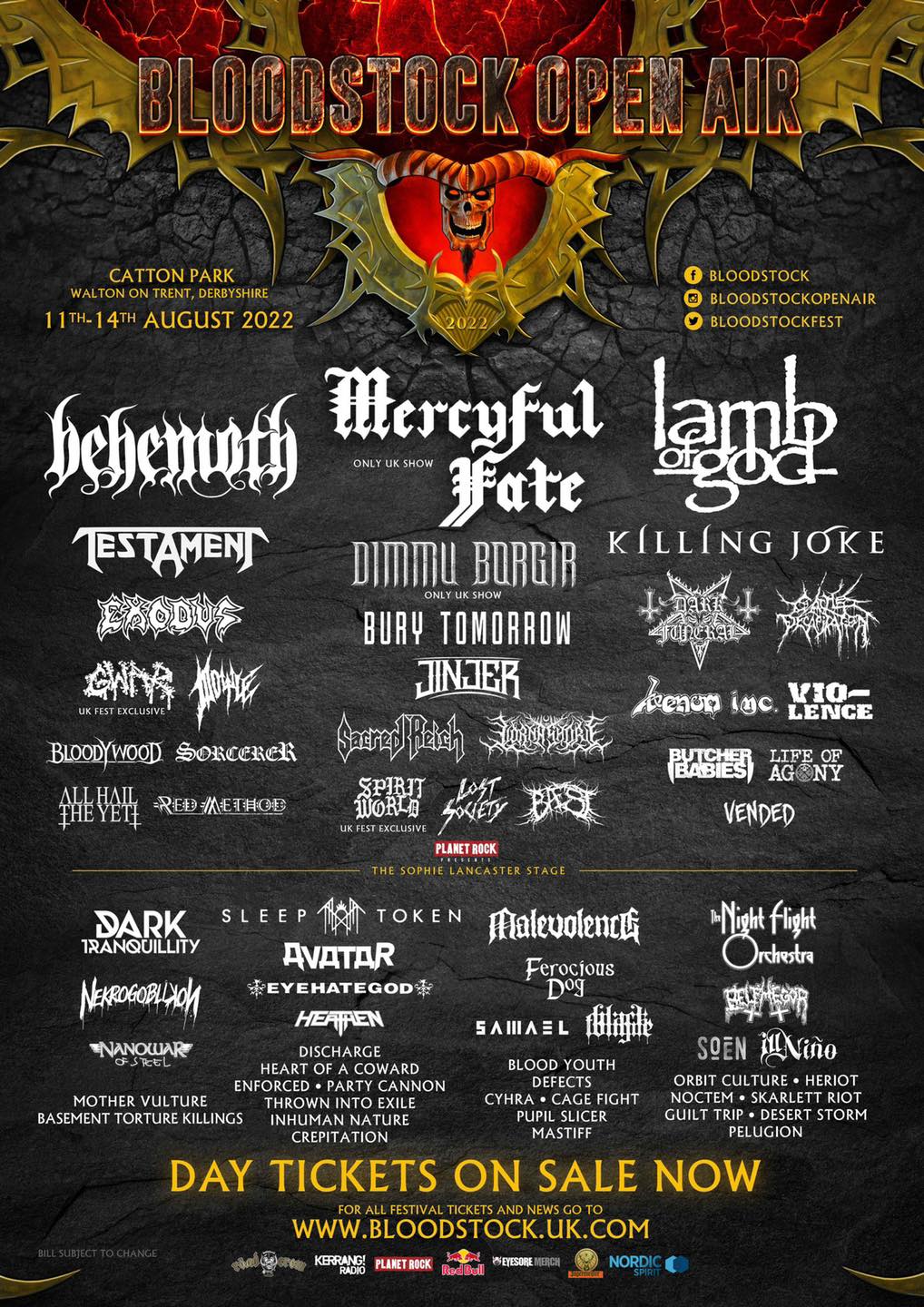 Bloodstock Tickets and Dates 2022