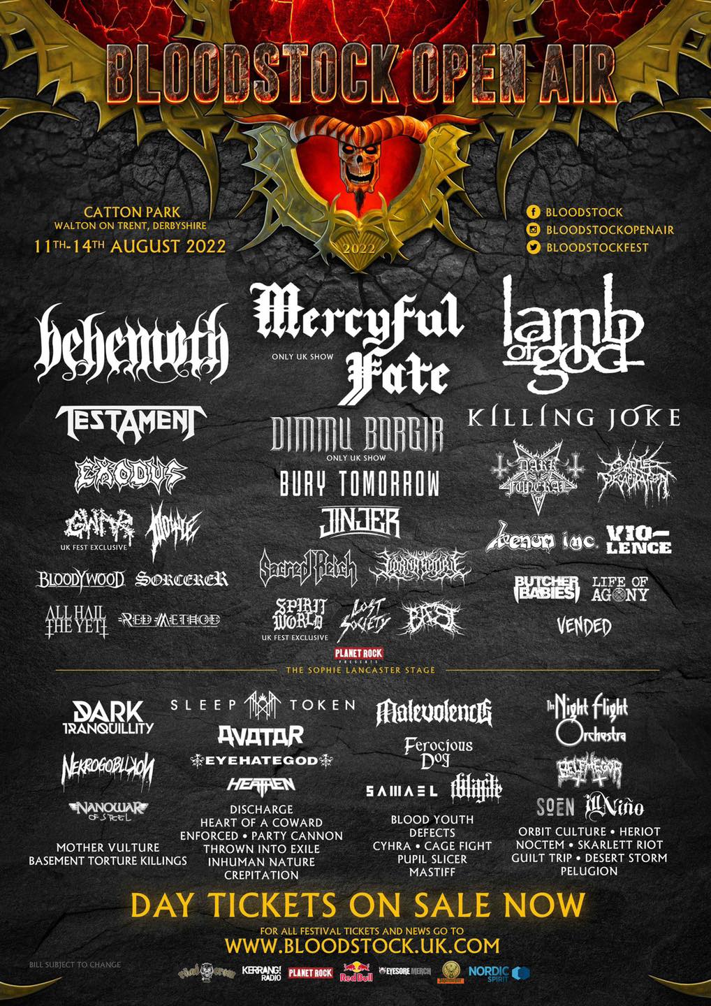 See Tickets Bloodstock Tickets and Dates 2022