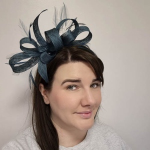 053-Freeform Fascinator in Black