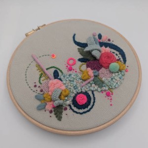 036-Flourish - Modern Abstract Hand Embroidery