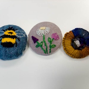 239-Embroidered Buttons