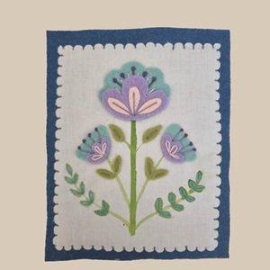 271-Felt Flower Applique