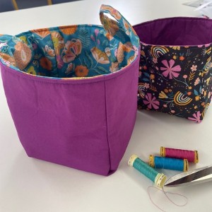128-Machine Sewn Fabric Box