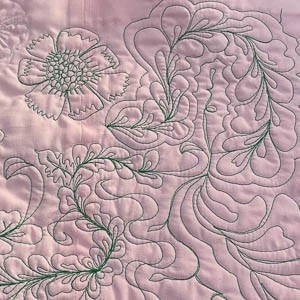 015-Mini Free Motion Quilted Masterpieces