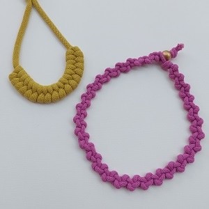 037-Macrame Necklaces