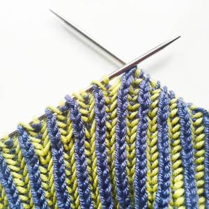 245-Learn 1 and 2 Coloured Brioche Knitting