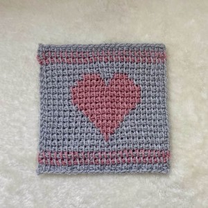 220-Tunisian Crochet Colourwork