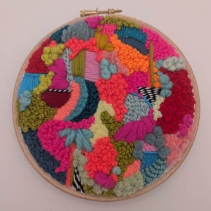 081-Colour Chaos - Abstract Hand Embroidery