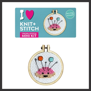 PIN CUSHION MINI CROSS STITCH KIT